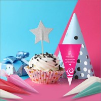 Disposable Piping Bags 12 Inch - 100 Anti Burst Pastry Bags - Icing Piping Bags for Frosting - Ideal for Cakes and Cookies Decoration