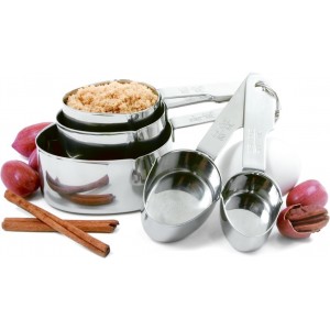 Norpro Set Stainless Steel 5 Piece Measuring Cup, One Size, (3057)
