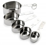 Norpro Set Stainless Steel 5 Piece Measuring Cup, One Size, (3057)