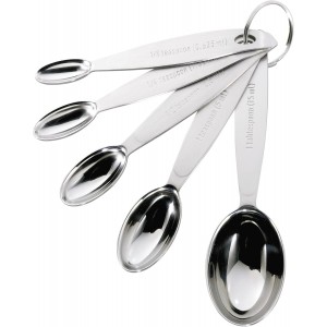 Stainless Steel Measuring Spoon Set Silv...