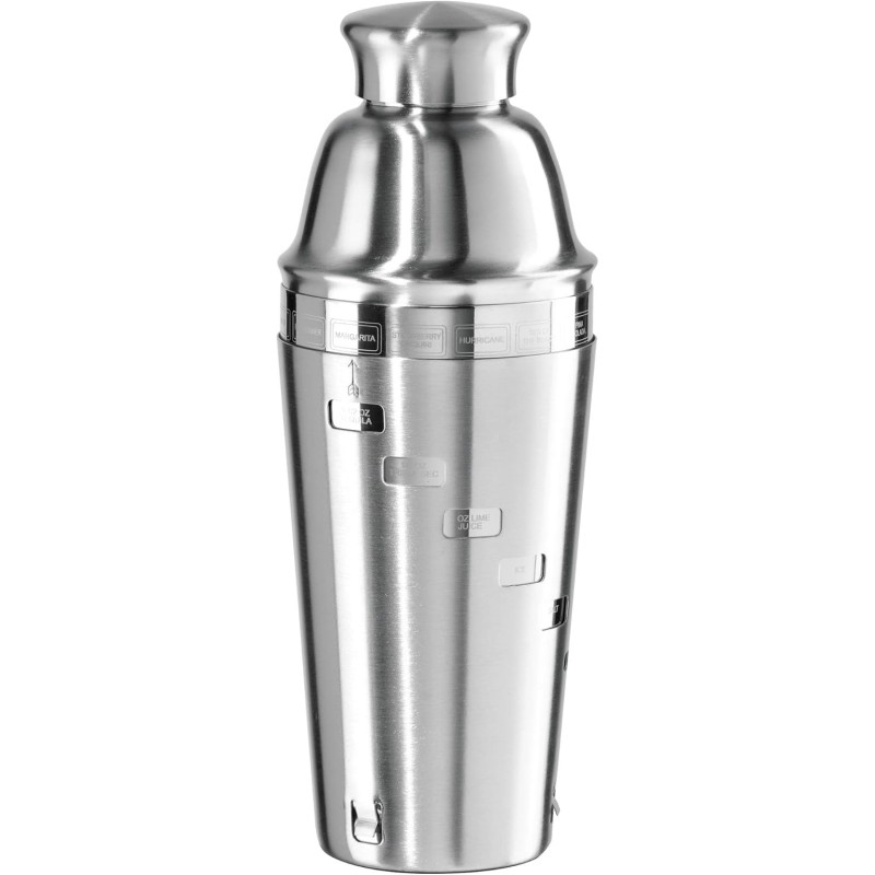OGGI Dial A Drink Cocktail Shaker - Stainless Steel, 15 Recipes, Built in Strainer, 34 oz - The Original and Only Dial A Drink - Ideal Home Bar Drink Mixer, Bartender Kit, Essential Bar Accessories