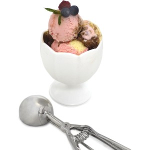 Norpro stainless steel scoop, 56MM (4 Tablespoons), As Shown