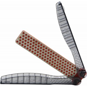 DMT FWFC DuoSharp Double-Sided Diamond Sharpening Stone for Knives and More, 8-Inch, Fine/Coarse, White