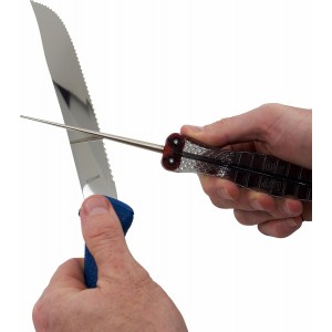 Diamond Machining Technology (DMT) Diafold Serrated Diamond Knife Sharpener, Fine (FSKF), 4