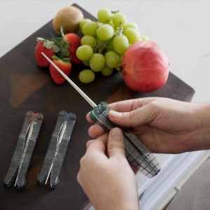 Diamond Machining Technology (DMT) Diafold Serrated Diamond Knife Sharpener, Fine (FSKF), 4