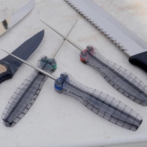 Diamond Machining Technology (DMT) Diafold Serrated Diamond Knife Sharpener, Fine (FSKF), 4