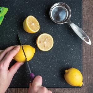 Superboard Reversible Pastry Board, 14 x 17 Inches, Midnight Granite Color - Dishwasher Safe, Plastic, Ideal for Baking and Food Prep