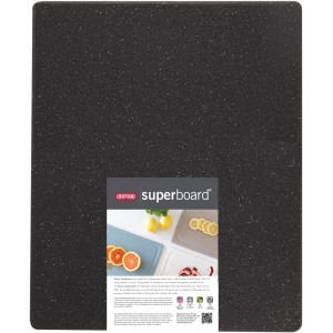Superboard Reversible Pastry Board, 14 x 17 Inches, Midnight Granite Color - Dishwasher Safe, Plastic, Ideal for Baking and Food Prep