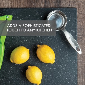 Superboard Reversible Pastry Board, 14 x 17 Inches, Midnight Granite Color - Dishwasher Safe, Plastic, Ideal for Baking and Food Prep