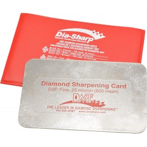 Diamond Machining Technology (DMT) Dia-Sharp Diamond Sharpening Stone Credit Card, Extra Fine, Fine & Coarse, 3 Pack