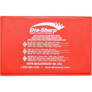 Diamond Machining Technology (DMT) Dia-Sharp Diamond Sharpening Stone Credit Card, Extra Fine, Fine & Coarse, 3 Pack