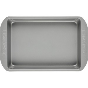 Farberware Nonstick Bakeware Baking Pan / Nonstick Cake Pan, Rectangle - 9 Inch x 13 Inch, Gray