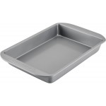 Farberware Nonstick Bakeware Baking Pan / Nonstick Cake Pan, Rectangle - 9 Inch x 13 Inch, Gray