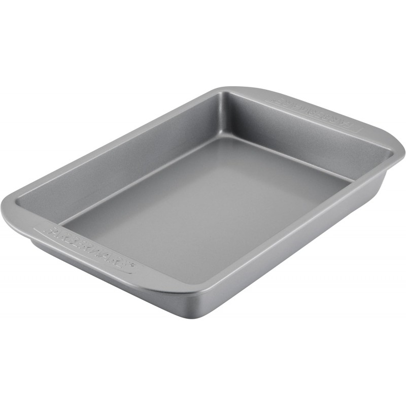 Farberware Nonstick Bakeware Baking Pan / Nonstick Cake Pan, Rectangle - 9 Inch x 13 Inch, Gray