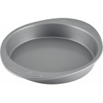 Farberware Nonstick Bakeware Baking Pan / Nonstick Cake Pan, Round - 9 Inch, Gray, 1 Count (Pack of 1)