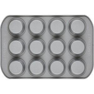 Farberware 12-c. Nonstick Nonstick Bakeware Muffin Pan, Gray