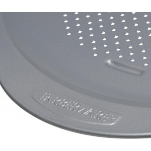 Farberware Nonstick Bakeware Round Pizza/Crisper Pan, 13 Inch, Gray