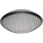 Farberware Nonstick Bakeware Round Pizza/Crisper Pan, 13 Inch, Gray