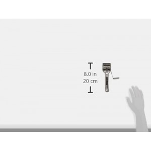 Küchenprofi Stainless Steel Single Drum Rotary Cheese Grater, for Chocolate and Nuts - Durable Stainless Steel Rotary Grater