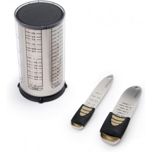 KitchenArt 2 Cup Pro Essentials Gift Set, 6.5x6.5x7