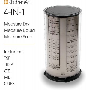 KitchenArt 2 Cup Pro Essentials Gift Set, 6.5x6.5x7