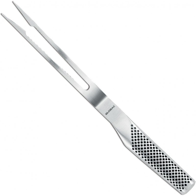 Global 6 Inch Carving Fork - Lightweight Japanese Stainless Steel, Made in Japan, G-13