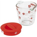 Pyrex Prepware 2-Cup Glass Measuring Cup with Lid