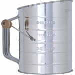 GoodCook Everyday Hand Crank Sifter with Wood Knob, 3 Cup Capacity