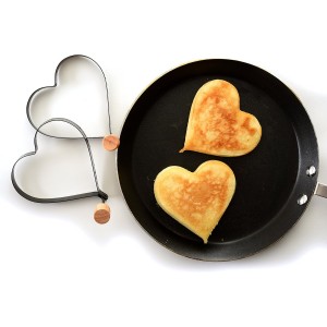 Norpro Nonstick Heart Pancake/Egg Rings, Set of 2