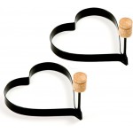 Norpro Nonstick Heart Pancake/Egg Rings, Set of 2
