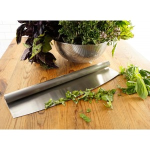 RSVP International Endurance® Rocker Style Stainless Steel Pizza Cutter, 14