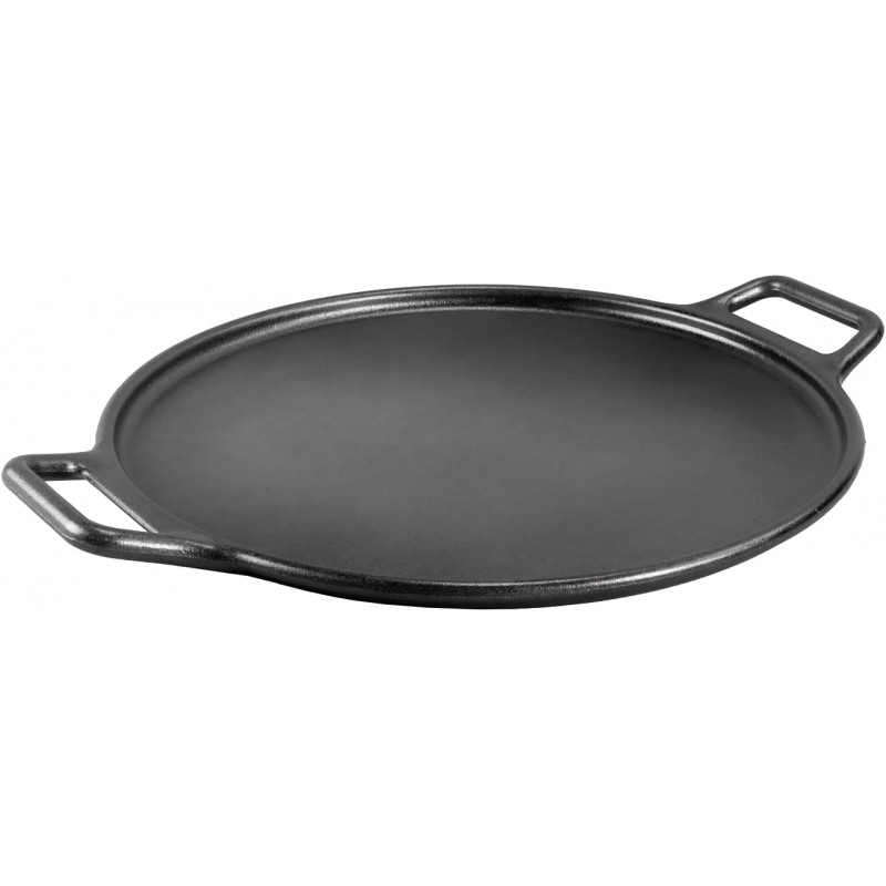 Lodge BOLD 14 Inch Seasoned Cast Iron Pizza Pan, Design-Forward Cookware
