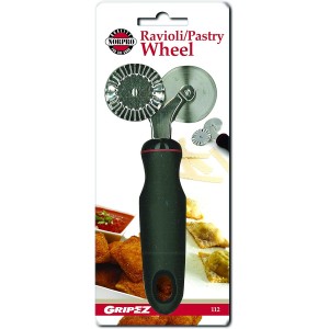 Norpro Grip-EZ Pastry/Ravioli Wheel, 1 piece, Black