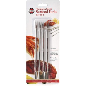 Norpro Stainless Steel Seafood Forks 6.75