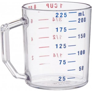 Cambro Measure Cup 1 Cup Clear (25MCCW135)