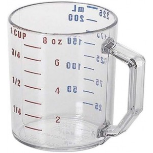 Cambro Measure Cup 1 Cup Clear (25MCCW135)
