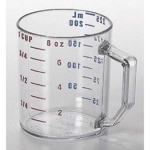 Cambro Measure Cup 1 Cup Clear (25MCCW135)