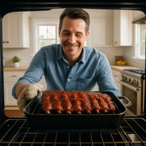 HIC Kitchen Roasting Baking Broiler Rack, Chrome-Plated Steel, Holds Smaller Food Securely, 12 x 7.75 x 1.5-Inches