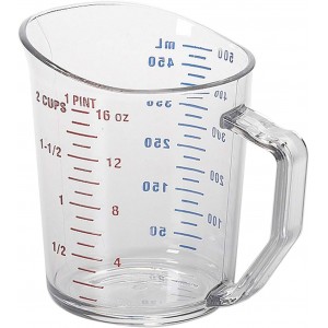Cambro Camwear 1-Pint Polycarbonate Meas...
