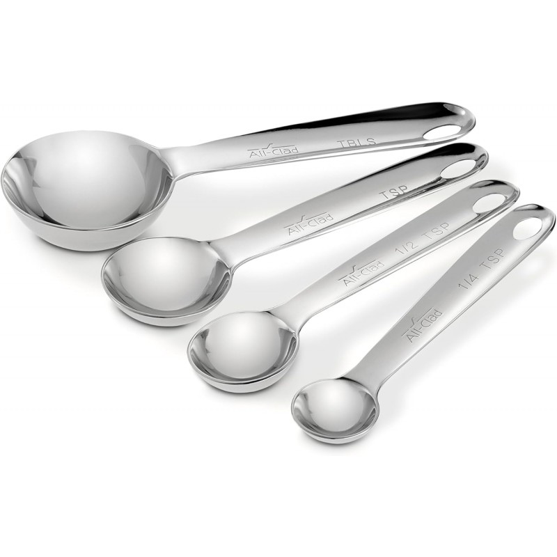 All-Clad 59918 Stainless Steel Measuring Spoon Set