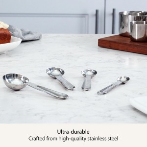 All-Clad 59918 Stainless Steel Measuring Spoon Set
