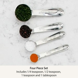 All-Clad 59918 Stainless Steel Measuring Spoon Set