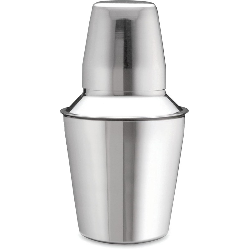 TableCraft 3-Piece Stainless Steel Cocktail Shaker, 8-Ounce