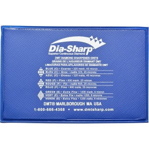 DMT (Diamond Machining Technology) D3C 3-inch Dia-Sharp Knife Sharpener, Coarse Grit, Credit Card Sized, One Size, (D3C)