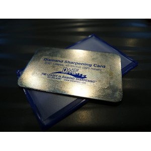 DMT (Diamond Machining Technology) D3C 3-inch Dia-Sharp Knife Sharpener, Coarse Grit, Credit Card Sized, One Size, (D3C)