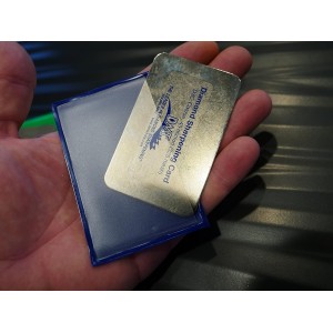 DMT (Diamond Machining Technology) D3C 3-inch Dia-Sharp Knife Sharpener, Coarse Grit, Credit Card Sized, One Size, (D3C)