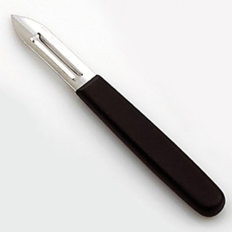 Victorinox 2-1/4-Inch Double Edge Peeler, Black Polypropylene Handle