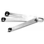 Norpro Mini Measuring Spoons Set Includes Dash/Pinch/Smidgen, Silver