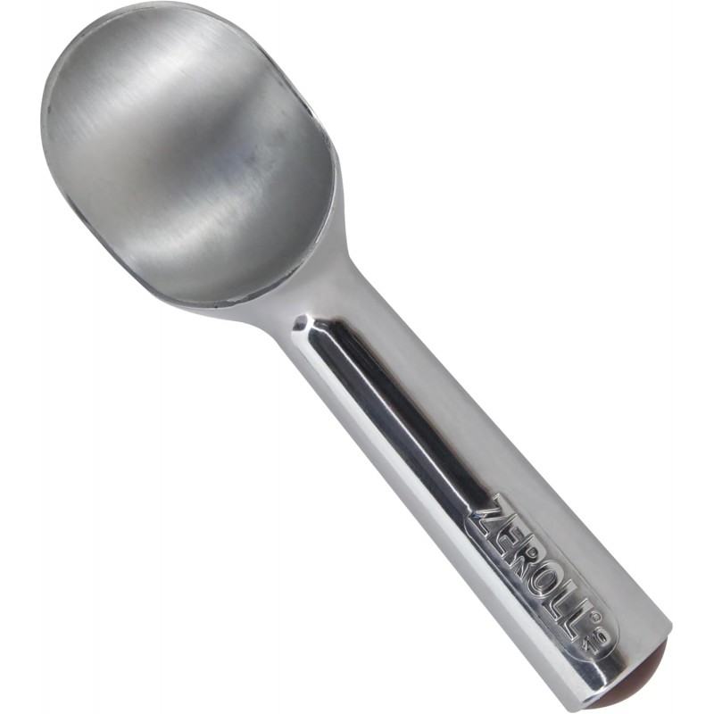 Zeroll Original 4 oz Ice Cream Scoop, Size 10, in Silver/Brown (1010)