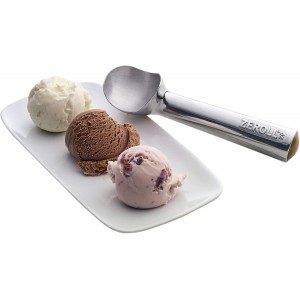 Zeroll, Size 20, in Silver 1020 Original Ice Cream Unique Liquid Filled Heat Conductive Handle Simple One Piece Aluminum Design Easy Release 40 Scoops per, 2-Ounce